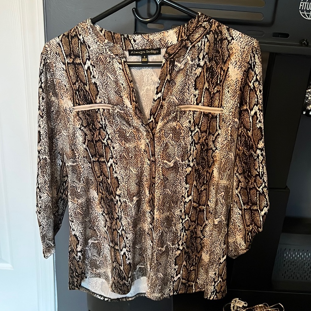 Snakeskin shirt